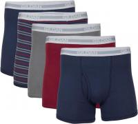 Gildan Mens Underwear Boxer Briefs 5 Pack