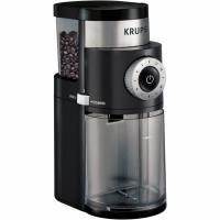 Krups 8-Oz Precise Stainless Steel Flat Burr Coffee Bean Grinder