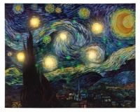 Starry Night LED Lighted Canvas Art