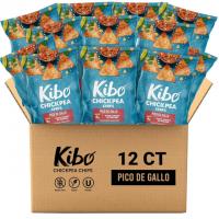 Kibo Chickpea Chips Kosher and Vegan Pico de Gallo 12 Pack