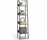 Vasagle 4-Tier 55.1" Narrow Book Shelf