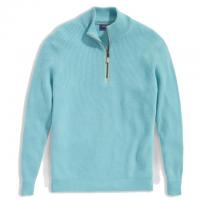 Vineyard Vines Cashmere Fisherman Rib Quarter-Zip Sweater