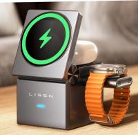 Lisen 3 in 1 Charging Station Cube iPhone Airpods and Watch