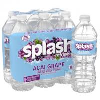 Splash Refresher Acai Grape Flavored Water 6 Pack