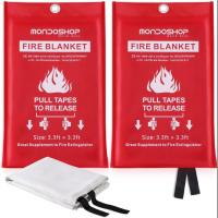 Mondoshop Emergency Fire Retardant Blankets 2 Pack
