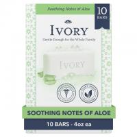 Ivory Gentle Bar Soap Aloe Scent 10 Pack