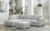 Drayden Fabric Sectional with Ottoman