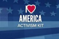 Free I Love America Activism Kit