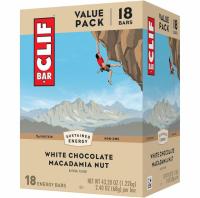 Clif Bar White Chocolate Macadamia Nut Flavor 18 Pack