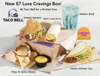 Taco Bell 5-Item Luxe Craivngs Box