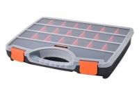 Tactix 21-Compartment Plastic Portable Small Parts Organizer