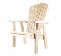 Palmetto Craft Capers Solid Pine Wood Adirondack Chair