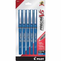 Pilot Precise V5 Capped Liquid Ink Rolling Ball Pens 5 Pack