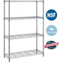 BestOffice 4-Shelf Wire Shelving Unit WS-T54