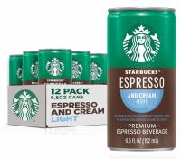 Starbucks Ready to Drink Coffee Espresso and Cream Light