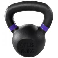 BalanceFrom Powder Coated Cast Iron Weight Kettlebells