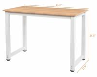 43in Ktaxon Wood Computer Desk Study Table Workstation