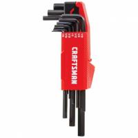 Craftsman Metric Hex Key Tool Set 10-Key