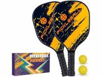 Enerface Wood Pickleball Paddles 2 Pack