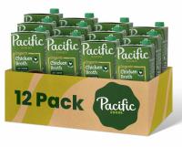 Pacific Foods Low Sodium Organic Chicken Broth 12 Pack