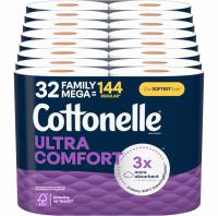Cottonelle Family Mega Rolls Toilet Paper 32 Pack
