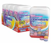 Mentos Vitamin Hard Mints Cool Fruity Mix 4 Pack