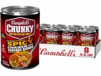 Campbells Chunky Soup Spicy Chicken and Sausage Gumbo 8 Pack