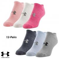 Under Armour Womens Training No Show Socks 12 Pairs