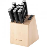 KitchenAid Gourmet Forged Triple Rivet Knife Block Set