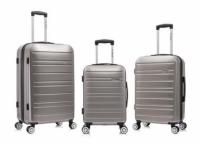 Rockland Irvine Hardside Spinner 3 Luggage Set