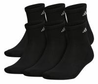 Adidas Athletic Cushioned Quarter Socks 6 Pack