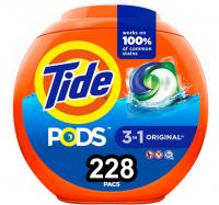 Tide PODS Laundry Detergent Soap Pacs 228 Pack