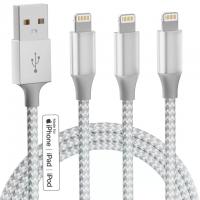 USB Lightning Charging Cables 3-Pack