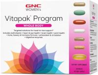 GNC Womens Whole Body Vitapak Multivitamin