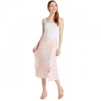 Time and Tru Womens Satin Midi Slip Skirt