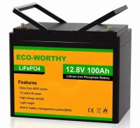 Eco-Worthy 12V 100AH LiFePO4 Lithium Battery