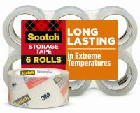 Scotch Long Lasting Storage Packaging Tape 6 Pack