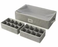 Underbed Storage and Drawer Organizer Set