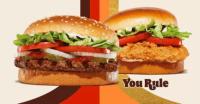 Free Burger King Chicken Sandwich with Any Purchase