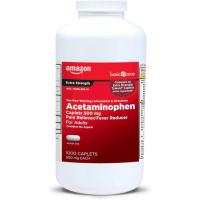 Acetaminophen 500mg Pain Reliever 1000 Pack