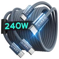 Lisen 240w USB-C Cables 2-Pack