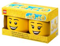 Lego Storage Head 6-Piece Set