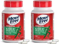 MoveFree Advanced Glucosamine Joint Support Supplement 2 Bottles