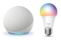 Echo Dot 5th Gen with Tapo TP-Link Smart Light Bulb