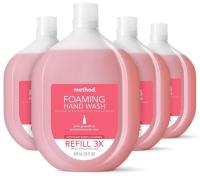 Method Pink Grapefruit Foaming Hand Soap Refill 4 Pack