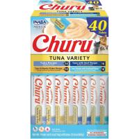 Inaba Churu Cat Treats Tuna Variety 40 Tubes