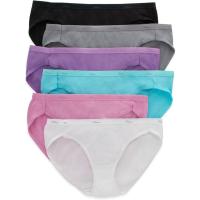 Hanes Womens Bikini Underwear Bikini Panties 6 Pack