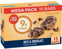 Fiber One Oats and Chocolate Chewy Bars 15 Pack