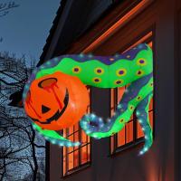 Pumpkin and Octopus Dazzle Bright Halloween Decoration