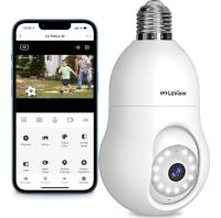 LaView 4MP 360 Indoor Outdoor Bulb Security Camera